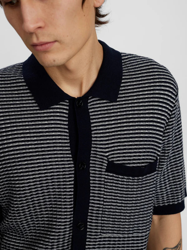 CARDIGAN POLO IN MAGLIA - ANERKJENDT