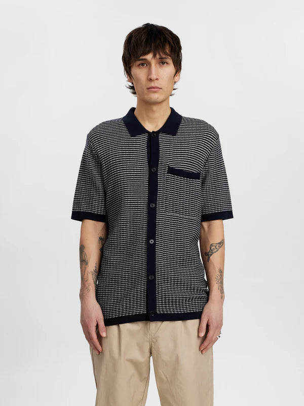 CARDIGAN POLO IN MAGLIA - ANERKJENDT