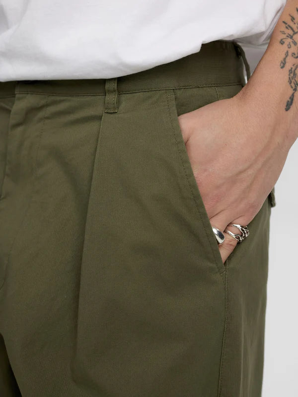 PANTALONI CON PIEGA IN COTONE AKJAKOB - ANERKJENDT