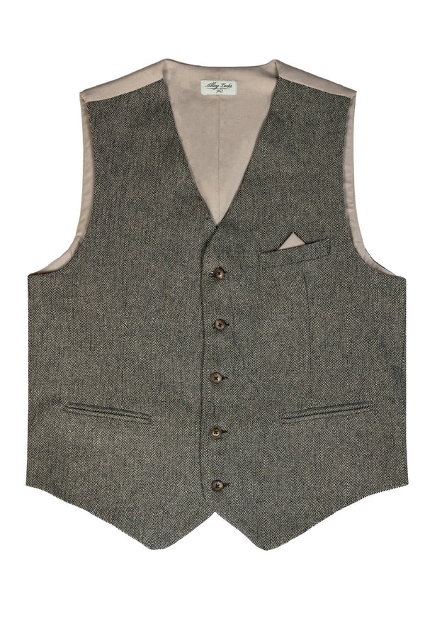 GILET TRAMA SPINA DI PESCE - ALLEY DOCKS