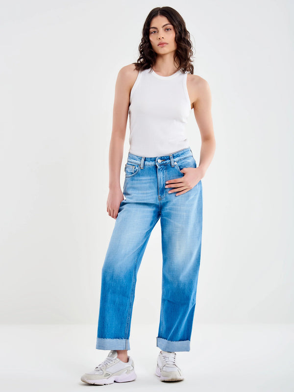 JEANS ICON KATE FONDO TAGLIO VIVO - VICOLO