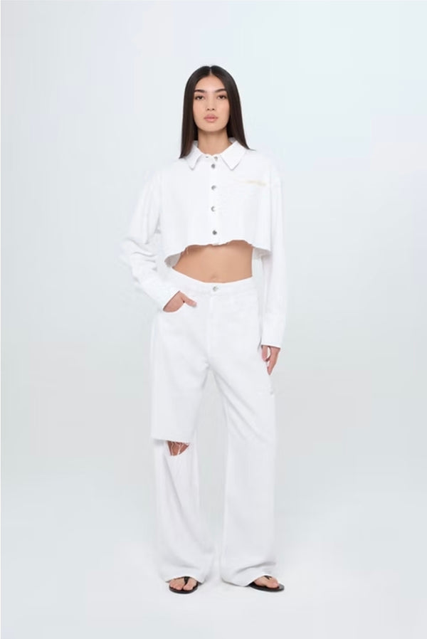 JEANS POPPY CON ROTTURE - ICON DENIM