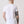 Carica l'immagine nel visualizzatore di Gallery, T-SHIRT BIANCA CON STAMPA, TASCHINO CON RICAMO E INTERNO COLLO IN TESSUTO - V2