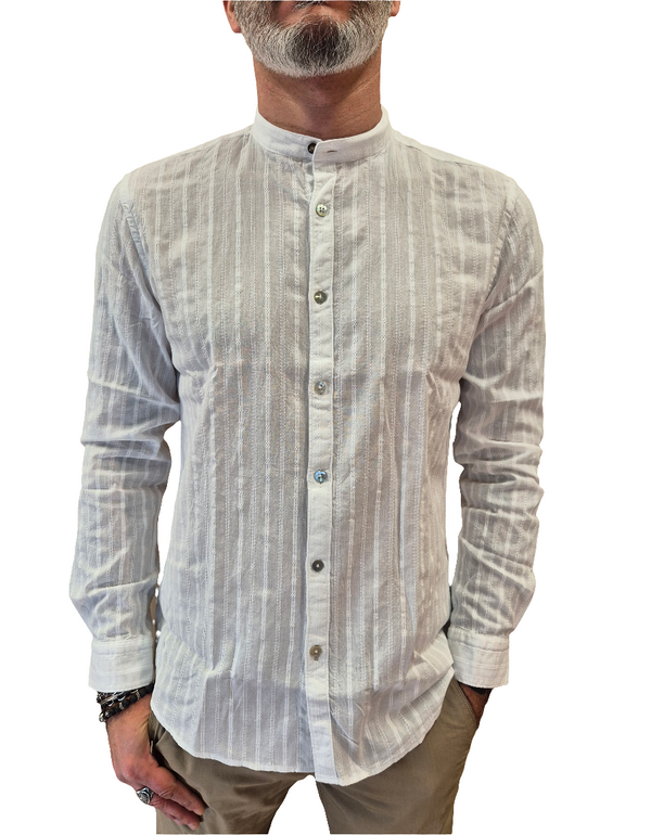 CAMICIA COREANA JACQUARD - ALLEY DOCKS