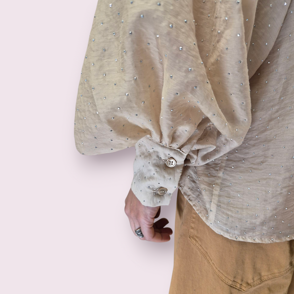 CAMICIA MANICA OVER CON FIOCCO - VICOLO