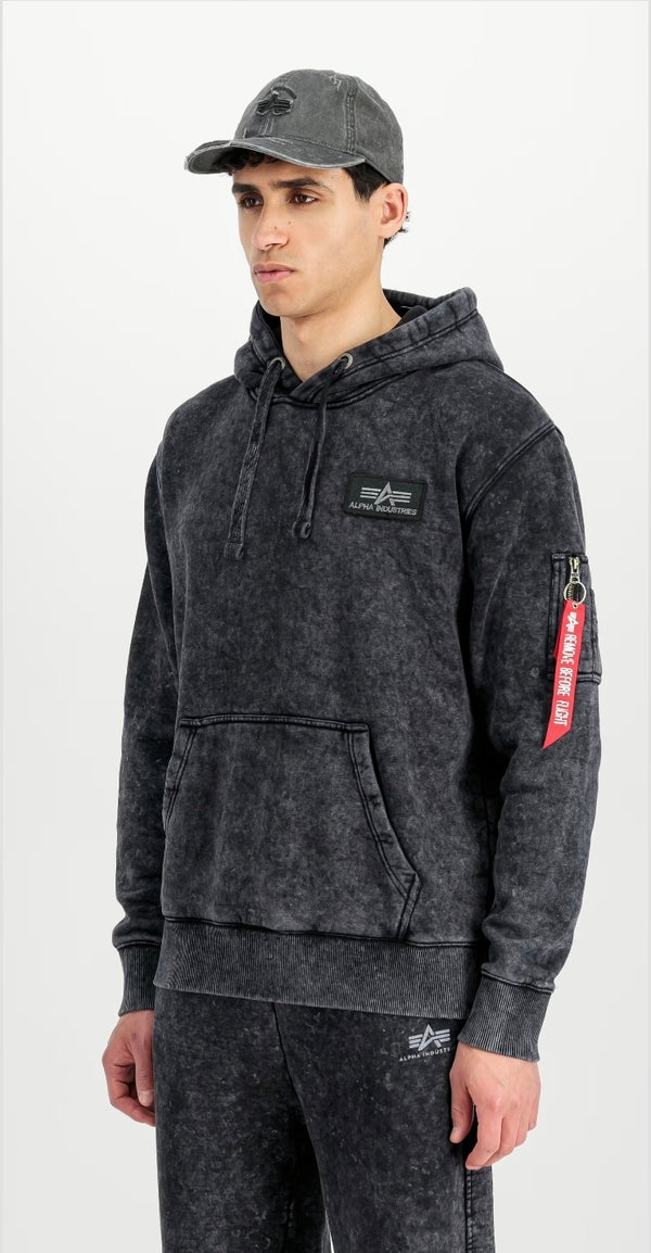 FELPA CON CAPPUCCIO VINTAGE - ALPHA INDUSTRIES