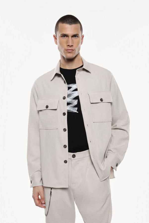 CAMICIA CON TASCHE E COLLETTO CLASSICO - IMPERIAL