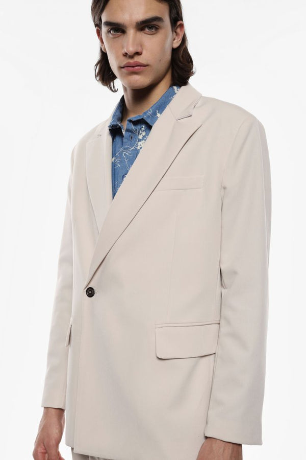 BLAZER CON CHIUSURA ASIMMETRICA - IMPERIAL