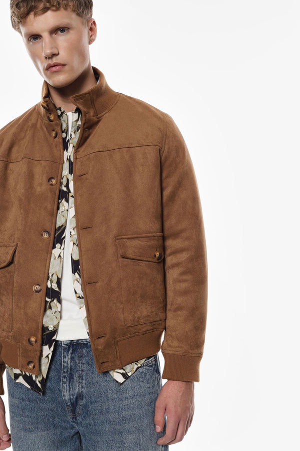 GIACCA BOMBER CON BOTTONI E TASCHE - IMPERIAL