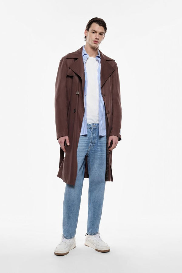 TRENCH LUNGO CON DOPPIA ABBOTTONATURA - IMPERIAL