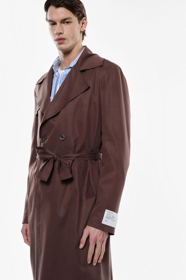 TRENCH LUNGO CON DOPPIA ABBOTTONATURA - IMPERIAL