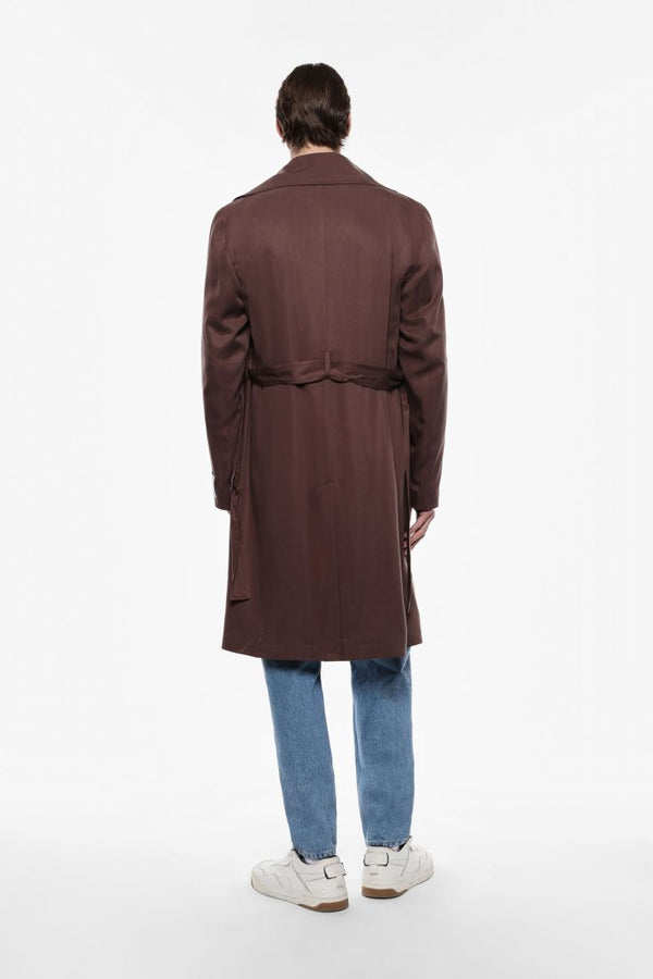 TRENCH LUNGO CON DOPPIA ABBOTTONATURA - IMPERIAL