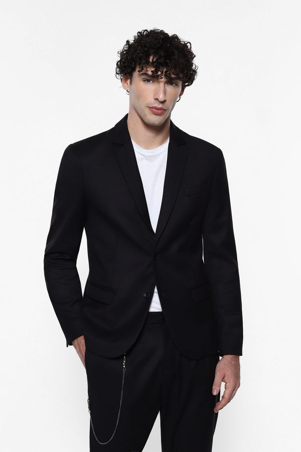 BLAZER MONOPETTO CON TASCHE A PATTINA - IMPERIAL