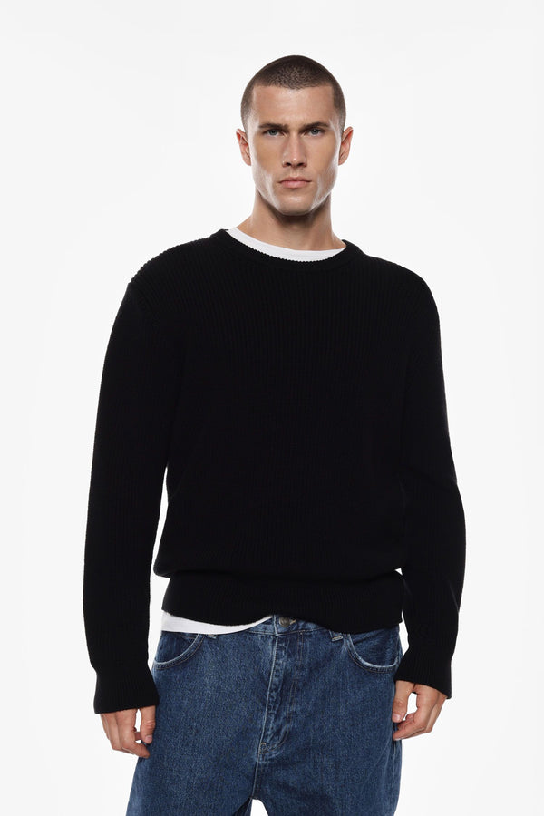 MAGLIONE CON MANICHE LUNGHE SOBRIE - IMPERIAL