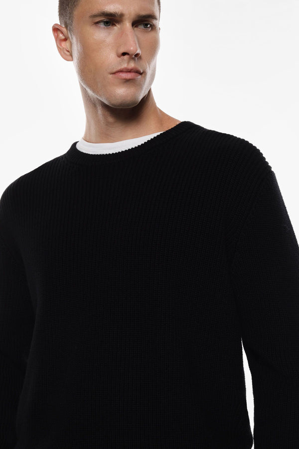 MAGLIONE CON MANICHE LUNGHE SOBRIE - IMPERIAL