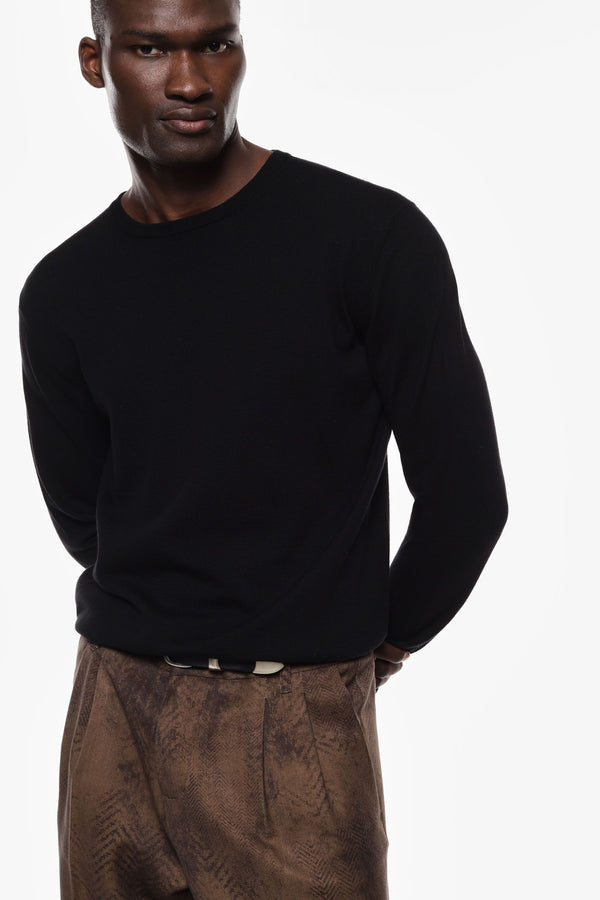 MAGLIONE CON MANICHE LUNGHE SOBRIE - IMPERIAL