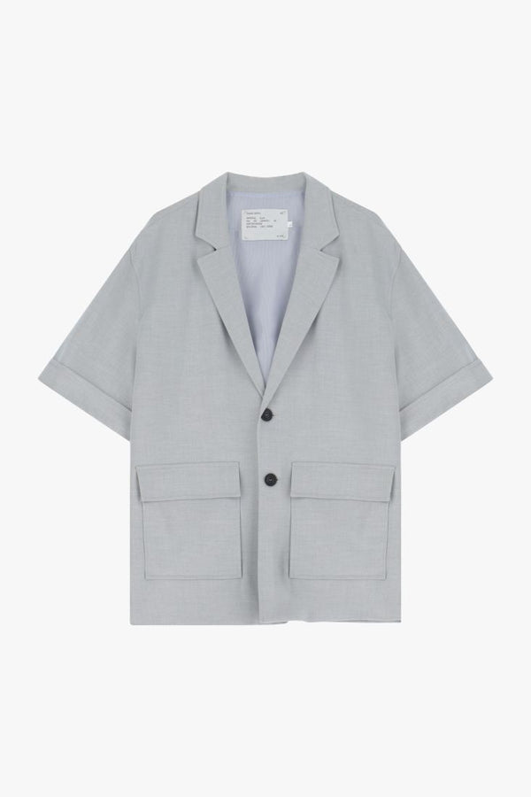 BLAZER MANICA CORTA E TASCHE - IMPERIAL