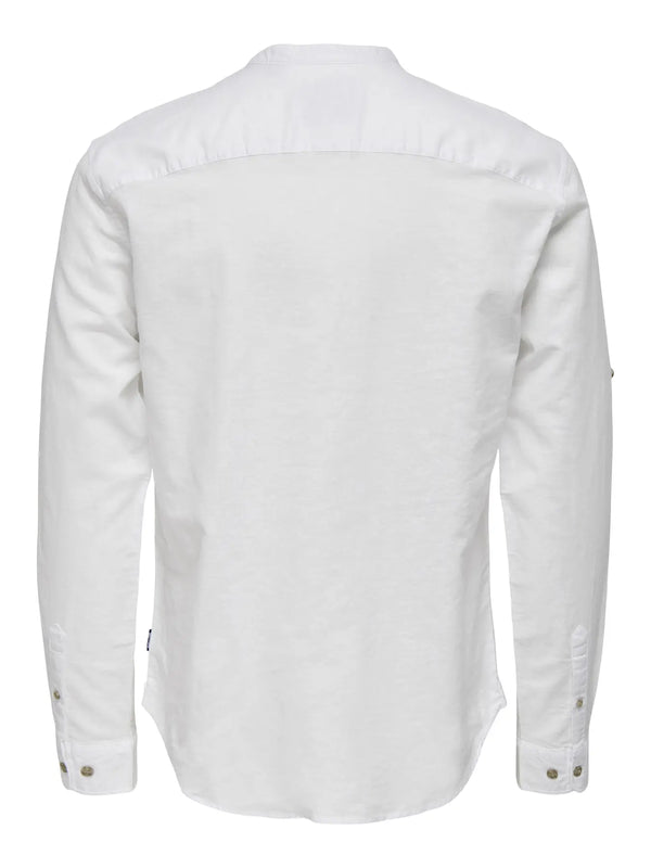 CAMICIA MISTO LINO MANICA LUNGA - ONLY&SONS