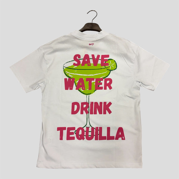 T-SHIRT SUPERCULTURE - SAVE WATER DRINK TEQUILLA