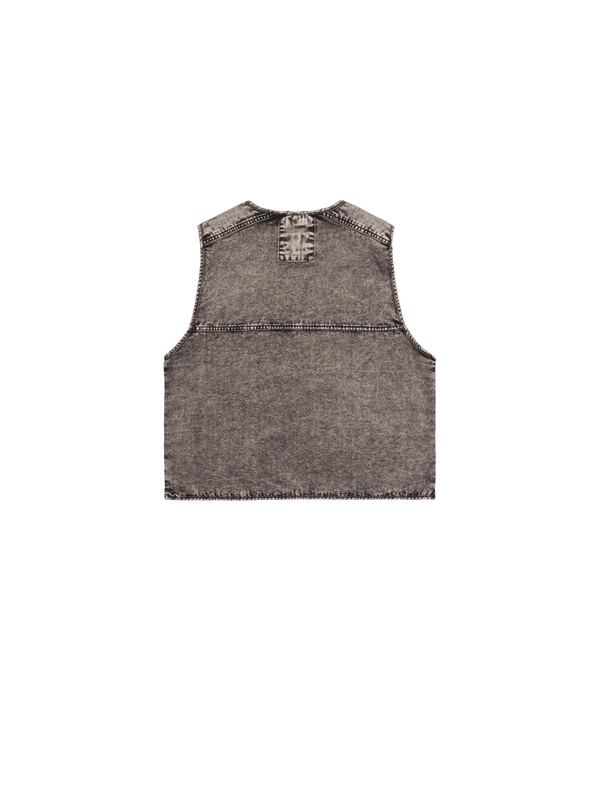 GILET IN TELA DENIM - ALPHA