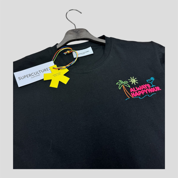 T-SHIRT SUPERCULTURE - ALWAYS HAPPYHOUR