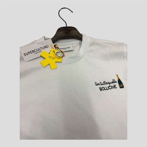 T-SHIRT SUPERCULTURE - CON TUTTE QUELLE BOLLICINE
