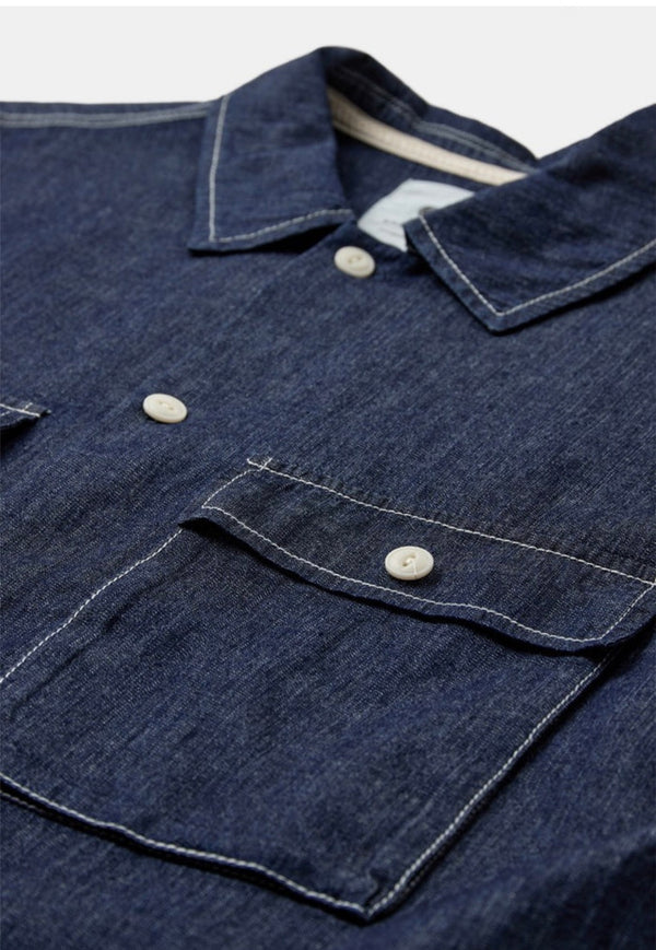 AKOTTO CHAMBRAY OVERSHIRT - ANERKJENDT