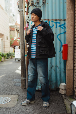 JEANS CON STAMPA DI GABBIANO A MANO - EVISU