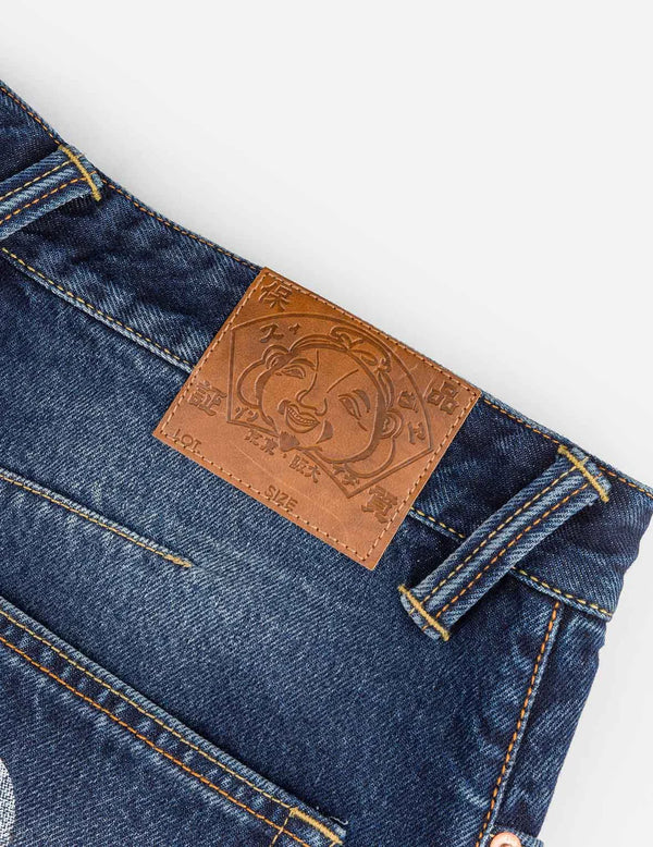 JEANS CON STAMPA DI GABBIANO A MANO - EVISU