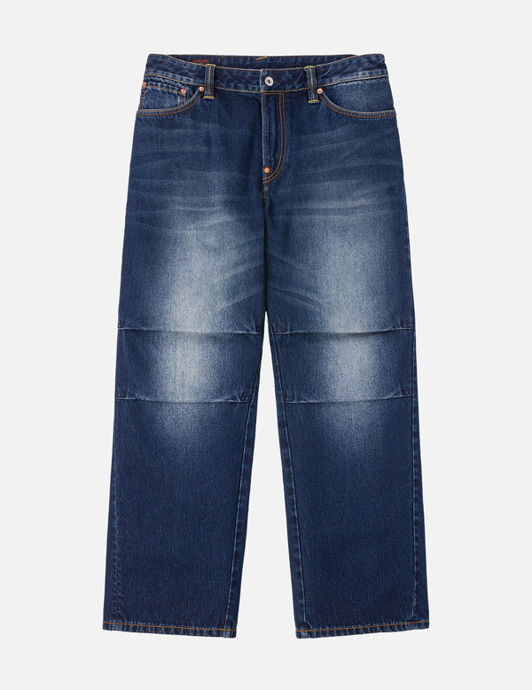 JEANS CON STAMPA DI GABBIANO A MANO - EVISU