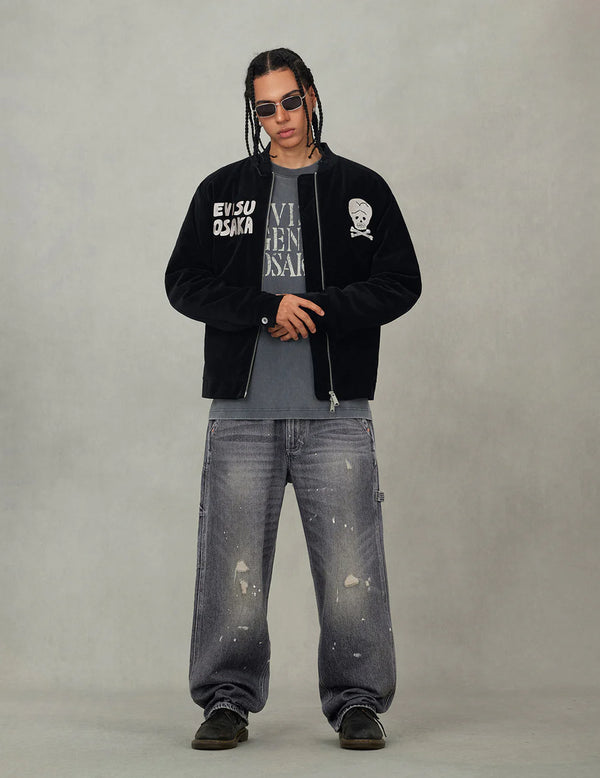 GIACCA IMBOTTITA IN VELLUTO VINTAGE - EVISU