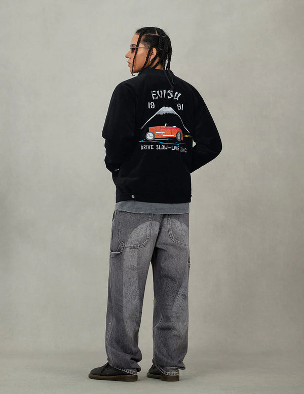 GIACCA IMBOTTITA IN VELLUTO VINTAGE - EVISU