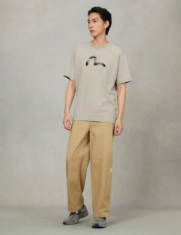 TSHIRT RELAX FIT STAMPA GABBIANO - EVISU