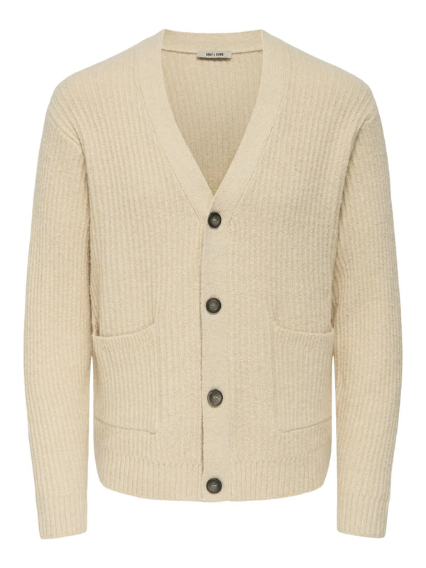 CARDIGAN IN COTONE - ONLY&SONS
