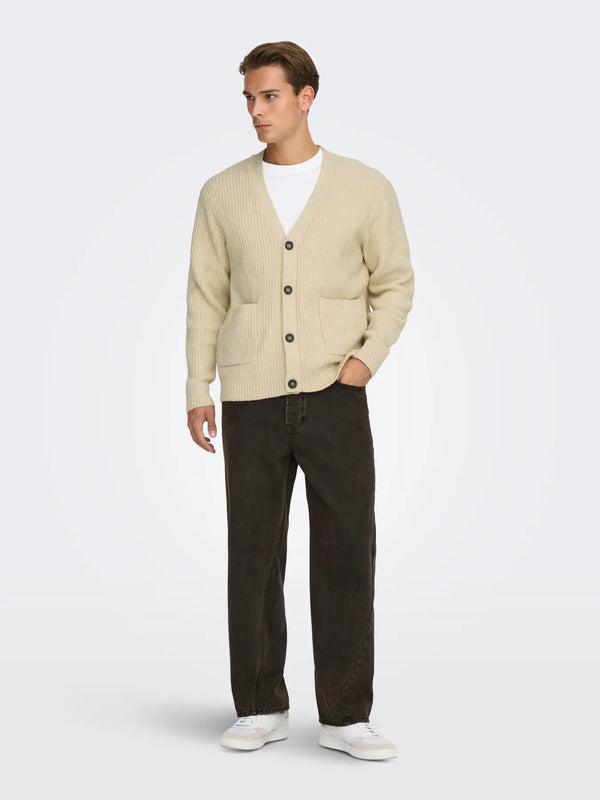 CARDIGAN IN COTONE - ONLY&SONS