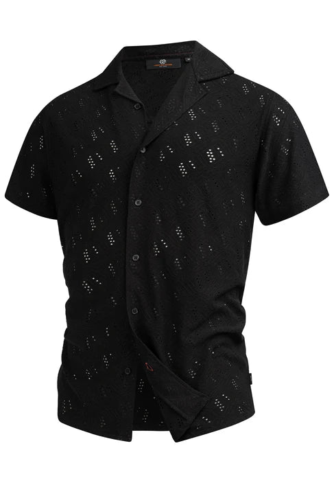 CAMICIA MANICA CORTA TRAFORATA - INDICODE