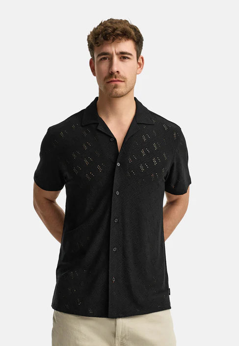 CAMICIA MANICA CORTA TRAFORATA - INDICODE