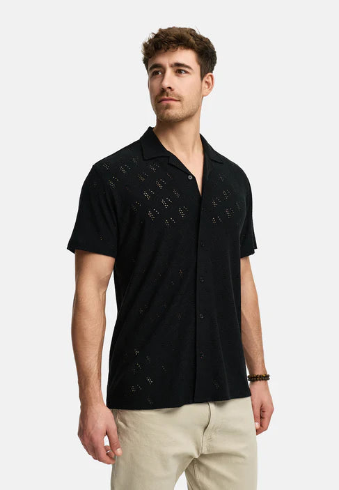 CAMICIA MANICA CORTA TRAFORATA - INDICODE