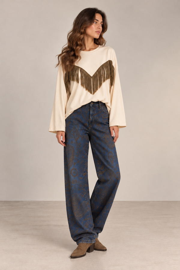 MAGLIETTA CON FRANGE - TENSIONEIN