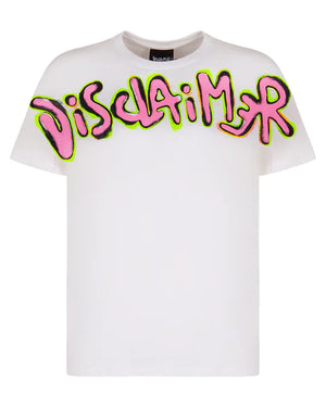 T.SHIRT CON SCRITTA - DISCLAIMER