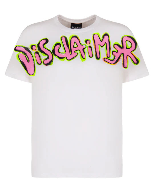T.SHIRT CON SCRITTA - DISCLAIMER