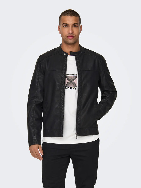 BIKER ECOPELLE - ONLY&SONS