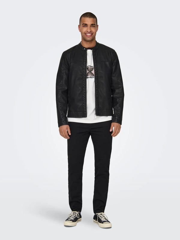 BIKER ECOPELLE - ONLY&SONS