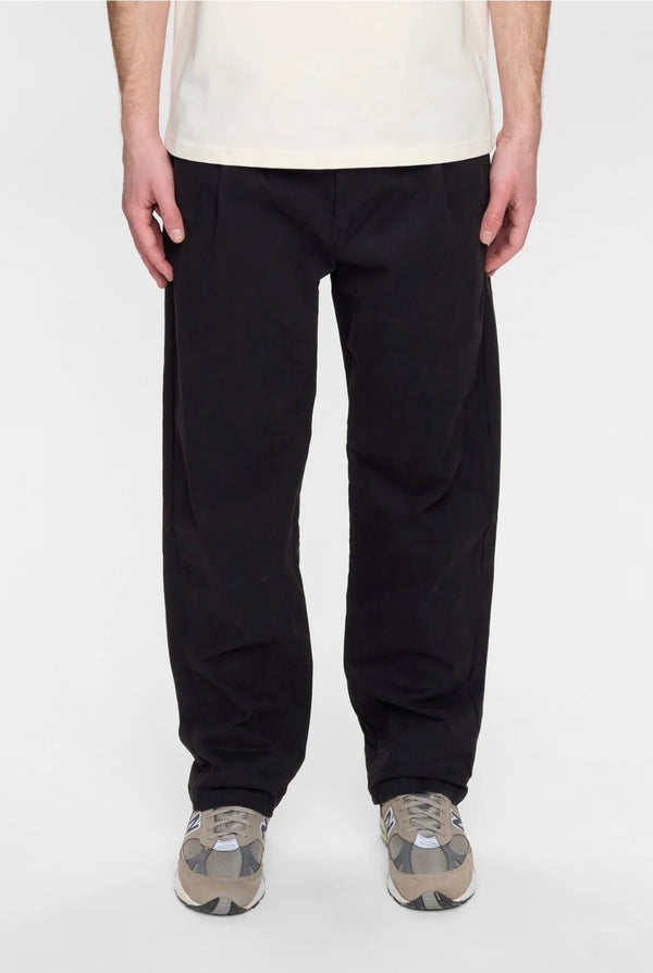 PANTALONI ELA IN COTONE CON PIEGHE AKJAN - ANERKJENDT