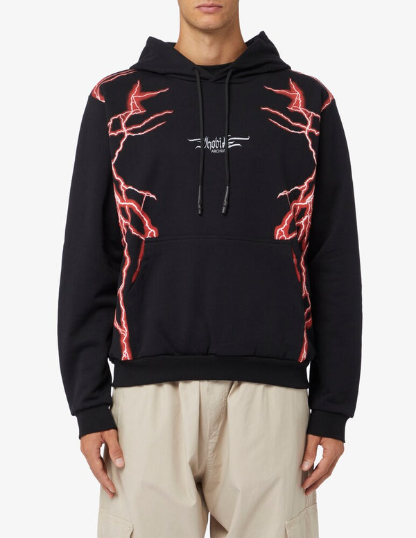 FELPA CON CAPPUCCIO RED LIGHTNING - PHOBIA