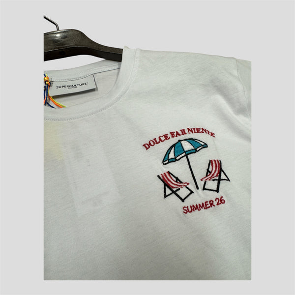 T-SHIRT SUPERCULTURE - DOLCE FAR NIENTE SUMMER 26