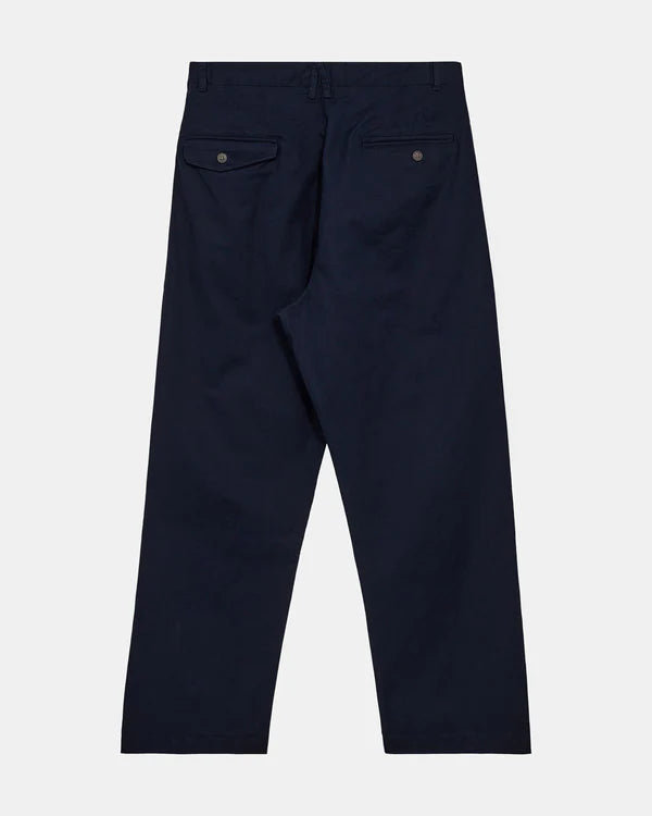 PANTALONI IN COTONE CON PIEGHE AKJAKOB - ANERKJENDT