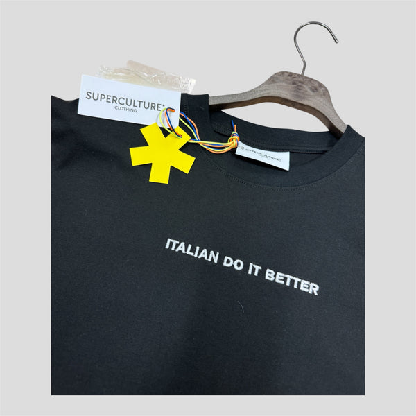 T-SHIRT SUPERCULTURE - ITALIAN DO IT BETTER