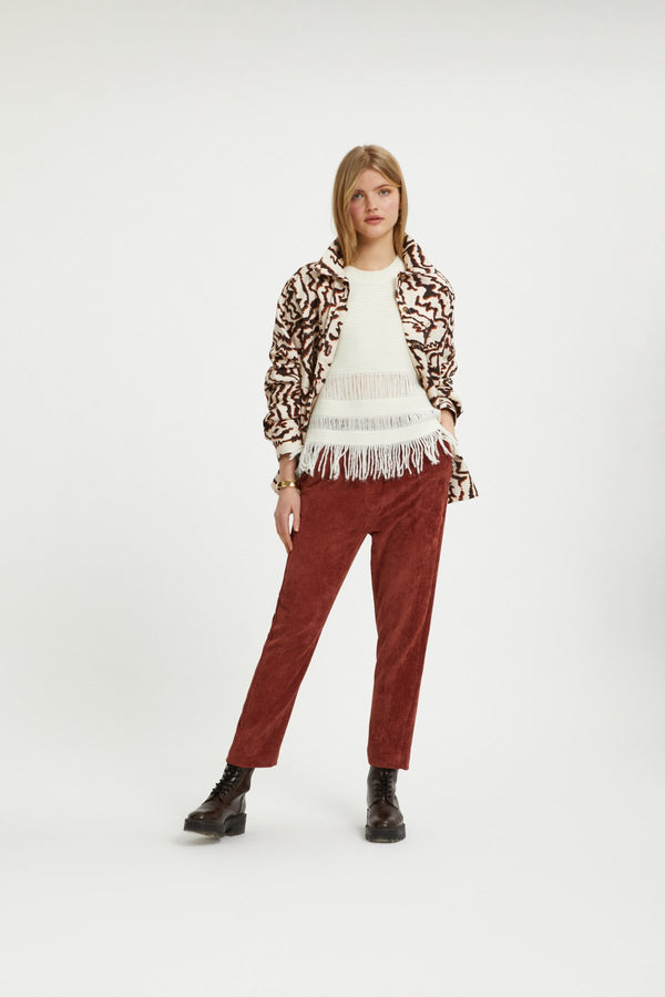 PANTALONE VELLUTO A COSTE - MEME ROAD