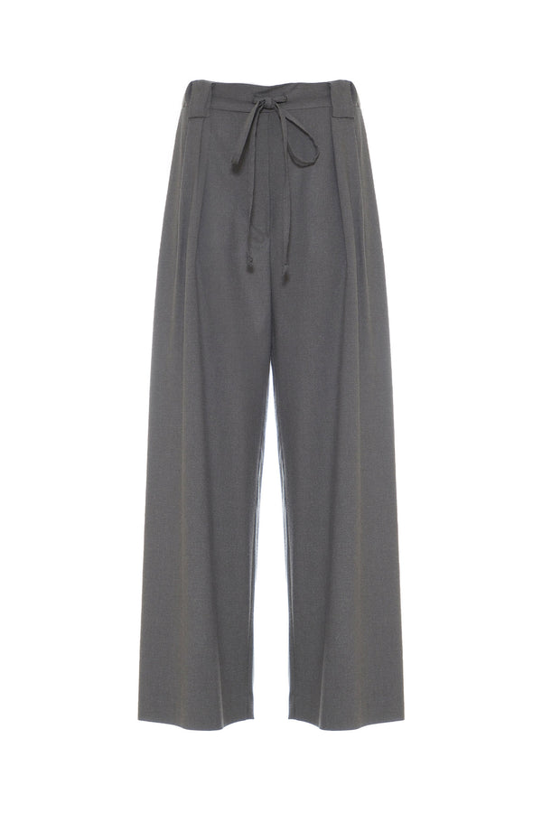PANTALONI AMPI CON COULISSE MÉLANGE - SO ALLURE